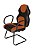 Cadeira Gamer Interlocutor Linha Gamer Racing Laranja - Imagem 2