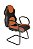 Cadeira Gamer Interlocutor Linha Gamer Racing Laranja - Imagem 3