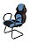 Cadeira Gamer Interlocutor Linha Gamer Racing Azul - Imagem 2