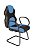 Cadeira Gamer Interlocutor Linha Gamer Racing Azul - Imagem 3