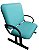02 Cadeiras para Escritório para Obesos até 250kg Verde - Imagem 3