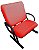 02 Cadeiras para Escritório para Obesos até 250kg Vermelho - Imagem 5