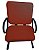 02 Cadeiras para Escritório para Obesos até 250kg Vermelho - Imagem 8