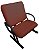 02 Cadeiras para Escritório para Obesos até 250kg Vermelho - Imagem 13