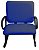 02 Cadeiras para Escritório para Obesos até 250kg Azul - Imagem 2