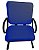 02 Cadeiras para Escritório para Obesos até 250kg Azul - Imagem 8