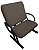 02 Cadeiras para Escritório para Obesos até 250kg Marrom - Imagem 5