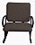 02 Cadeiras para Escritório para Obesos até 250kg Marrom - Imagem 6