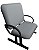 02 Cadeiras para Escritório para Obesos até 250kg Cinza - Imagem 3