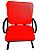 Cadeira para Escritório para Obesos até 250kg Vermelho - Imagem 7