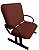 Cadeira para Escritório para Obesos até 250kg Vermelho - Imagem 2