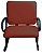 Cadeira para Escritório para Obesos até 250kg Vermelho - Imagem 1