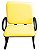 02 Cadeiras para Escritório para Obesos até 250kg Amarelo - Imagem 4