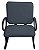 02 Cadeiras para Escritório para Obesos até 250kg Azul - Imagem 4