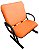 Cadeira para Escritório para Obesos até 250kg Laranja - Imagem 4