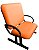 Cadeira para Escritório para Obesos até 250kg Laranja - Imagem 2