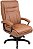Cadeira Presidente para Escritório com Mola Ensacada Marrom - Imagem 1