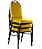 03 Cadeiras para Hotel e Auditório Linha Hotel Amarelo - Imagem 1