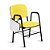 Cadeira Escolar Universitária para Auditórios Linha Hotel Amarelo - Imagem 2