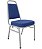 Cadeira Empilhável para Auditórios Linha Hotel Plus Azul - Imagem 1