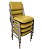 Kit com 4 Cadeiras para Auditórios Linha Hotel Smart Amarelo - Imagem 1