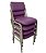 Kit com 4 Cadeiras para Auditórios Linha Hotel Smart Roxo - Imagem 1