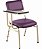 Cadeira Escolar Universitária para Auditórios Linha Hotel Smart Roxo - Imagem 1