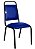 Cadeira Empilhável para Hotelaria Linha Hotel Fremon Azul - Imagem 1