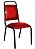 Cadeira Empilhável para Hotelaria Linha Hotel Fremon Vermelho - Imagem 1