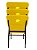 03 Cadeiras Empilhável para Igrejas Evangélicas Linha Church Amarelo - Imagem 2