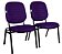 02 Cadeiras Empilhável para Igrejas Evangélicas Linha Holy Roxo - Imagem 5