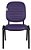 02 Cadeiras Empilhável para Igrejas Evangélicas Linha Holy Roxo - Imagem 6