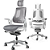 Cadeira Ergonômica Design Office Pro+ White - Imagem 1