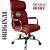 Cadeira Original Eames Presidente com Rodinhas Cromadas e Anti Risco Linha Capa em Madeira Vermelho Vinho - Imagem 4