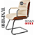 Cadeira Original Eames Interlocutor Cromada Linha Capa em Madeira Bege - Imagem 6
