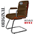 Cadeira Original Eames Interlocutor Cromada Linha Capa em Madeira Marrom - Imagem 6