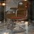 Cadeira Original Eames Interlocutor Cromada Linha Capa em Madeira Marrom - Imagem 3