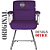 Cadeira Original Eames Interlocutor Cromada Linha Capa em Madeira Roxo - Imagem 5