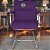 Cadeira Original Eames Interlocutor Cromada Linha Capa em Madeira Roxo - Imagem 2