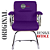 Cadeira Original Eames Interlocutor Cromada Linha Capa em Madeira Escura - Roxo - Imagem 4
