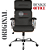 Cadeira Original Design Office Eames Presidente com Rodinhas Cromadas e Anti Risco Linha Capa em Madeira Clara - Preto - Imagem 4