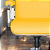 Cadeira Original Eames Diretor com Rodinhas Cromadas e Anti Risco Linha Capa em Madeira Clara - Amarelo - Imagem 4