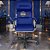 Cadeira Original Eames Presidente com Rodinhas Black e Anti Risco Linha Capa em Madeira - Azul - Imagem 2