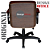 Cadeira Original Eames Diretor com Rodinhas Black e Anti Risco Linha Capa em Madeira - Vermelho Vinho - Imagem 7
