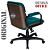 Cadeira Original Eames Diretor com Rodinhas Black e Anti Risco Linha Capa em Madeira - Verde - Imagem 6