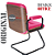 Cadeira Original Eames Interlocutor Black Linha Capa em Madeira - Rosa Pink - Imagem 6
