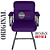 Cadeira Original Eames Interlocutor Black Linha Capa em Madeira - Roxo - Imagem 5