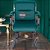 Cadeira Original Eames Interlocutor Black Linha Capa em Madeira - Verde - Imagem 2