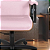 Cadeira Original Eames Presidente com Rodinhas Black e Anti Risco Linha Capa em Madeira Escura - Rosa Claro - Imagem 5