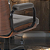 Cadeira Original Eames Diretor com Rodinhas Black e Anti Risco Linha Capa em Madeira Escura - Marrom Café - Imagem 5